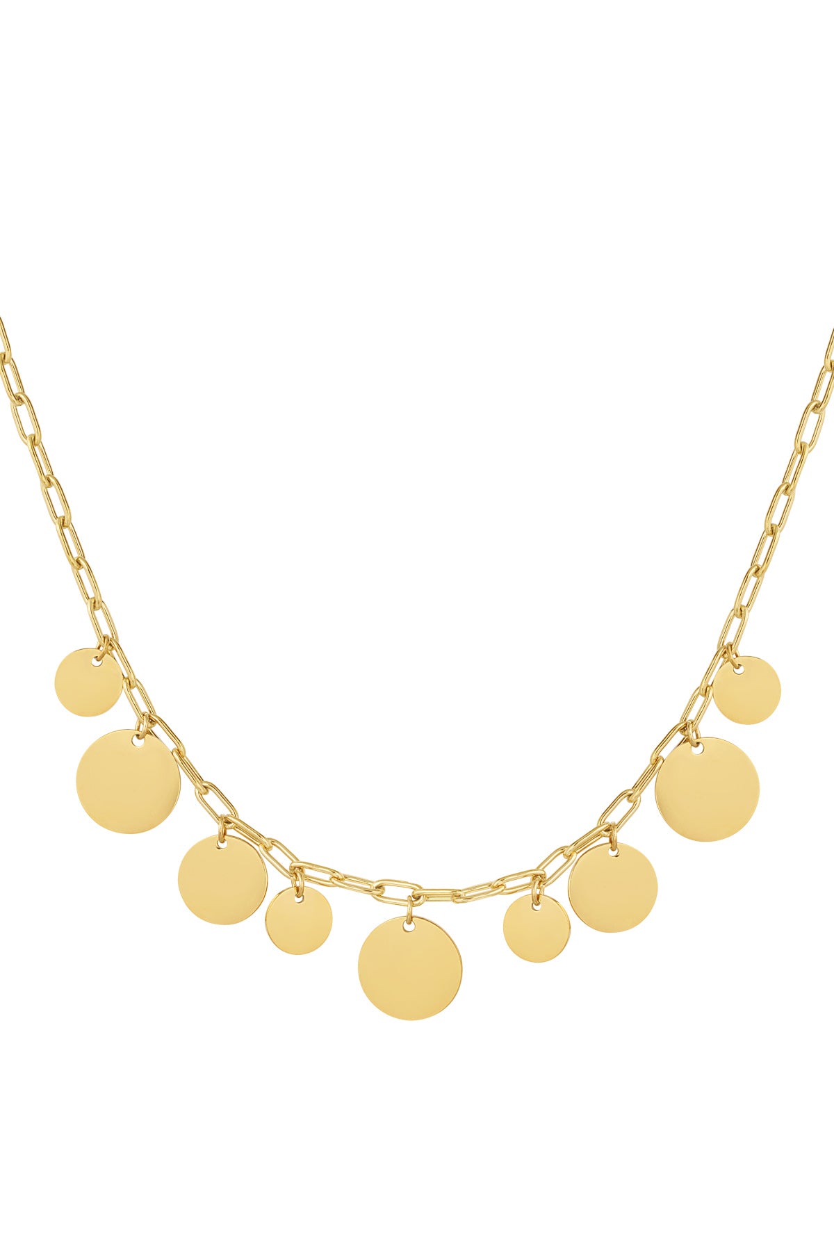 Necklace 'Bliss' - gold - stainless steel