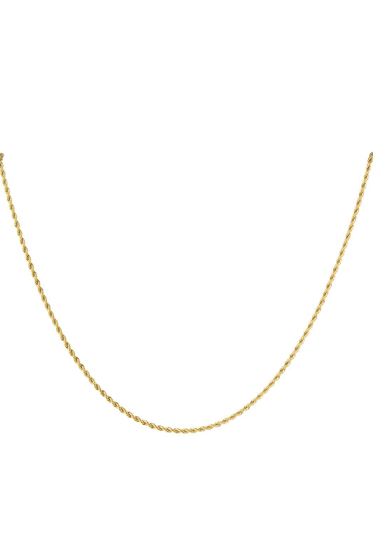 Necklace 'Gentle'- unisex -gold - stainless steel