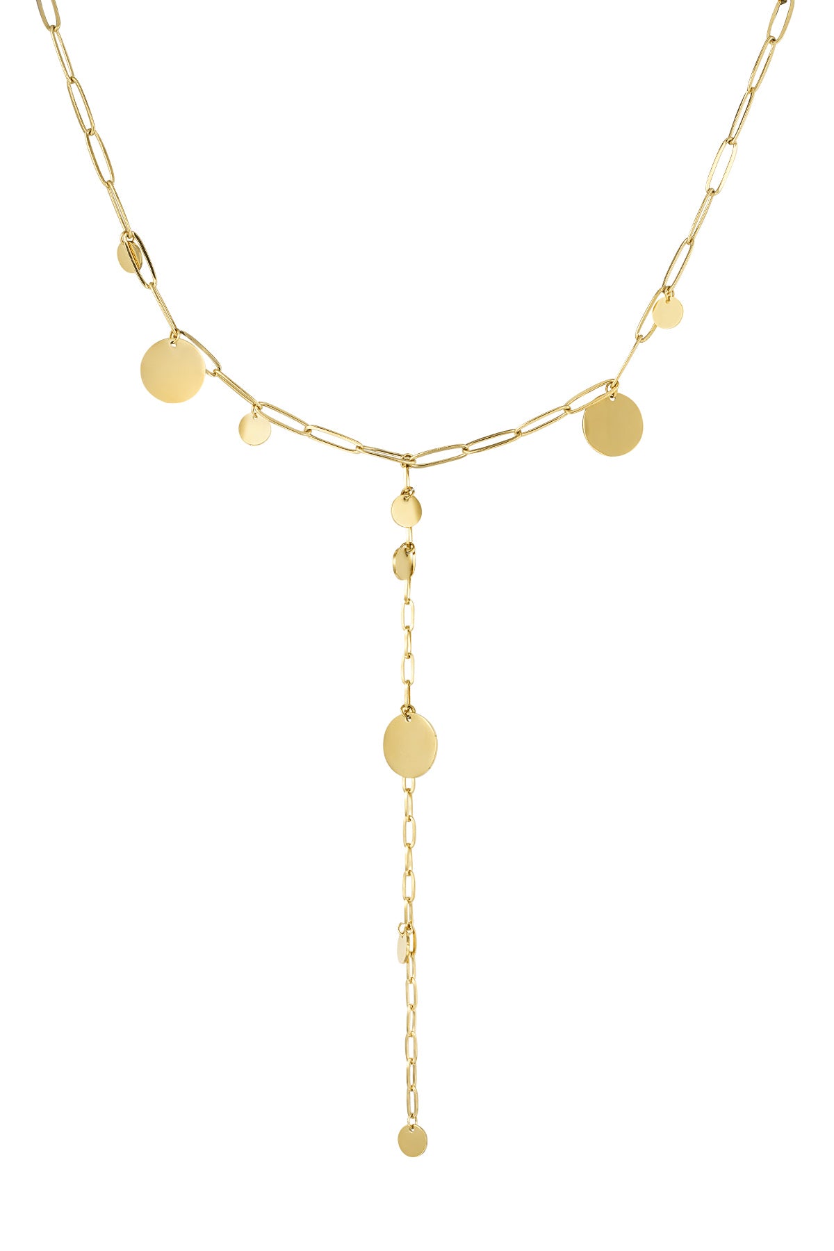 Necklace 'Celebration' - gold - stainless steel