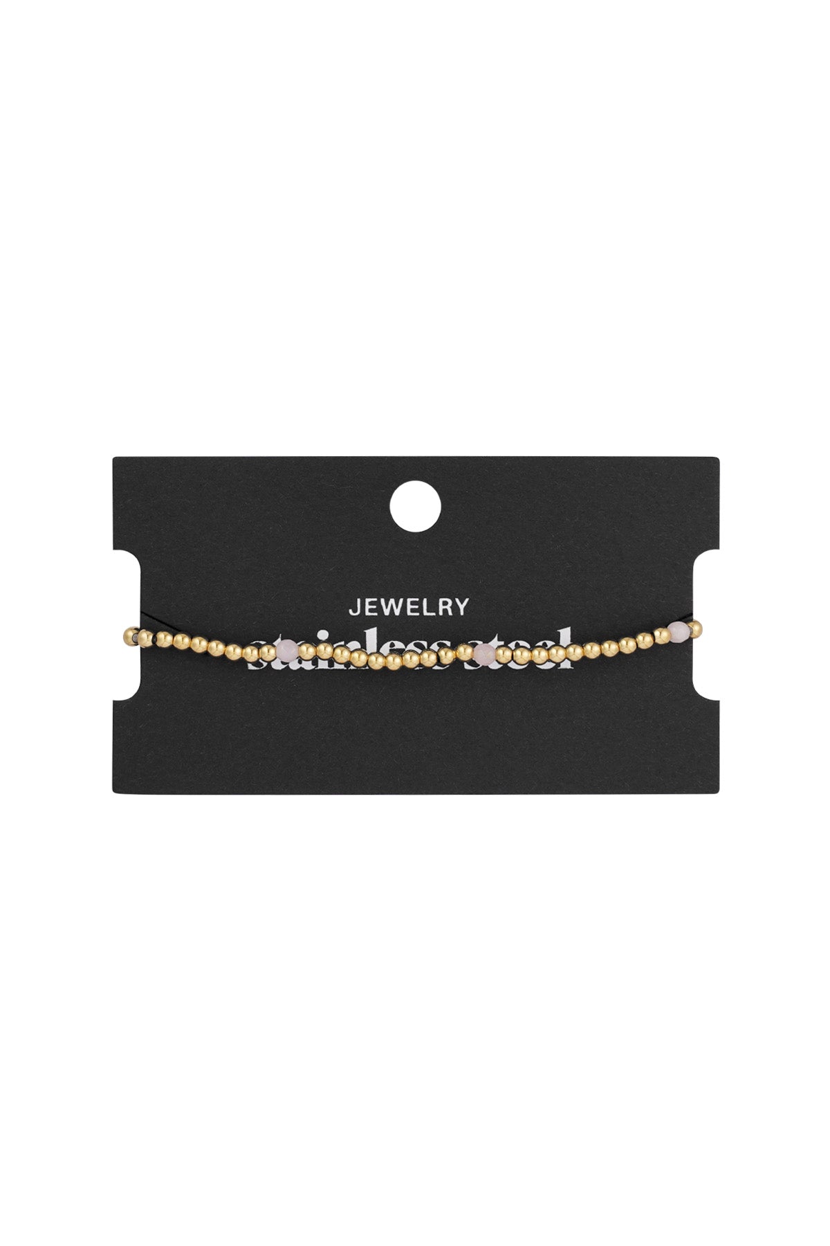 Bracelet 'Beaches' - gold/pink- stainless steel