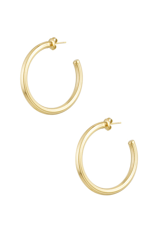 Earrings 'Party Weekend' - gold - stainless steel