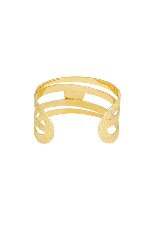 Bracelet 'Festive' - gold - stainless steel