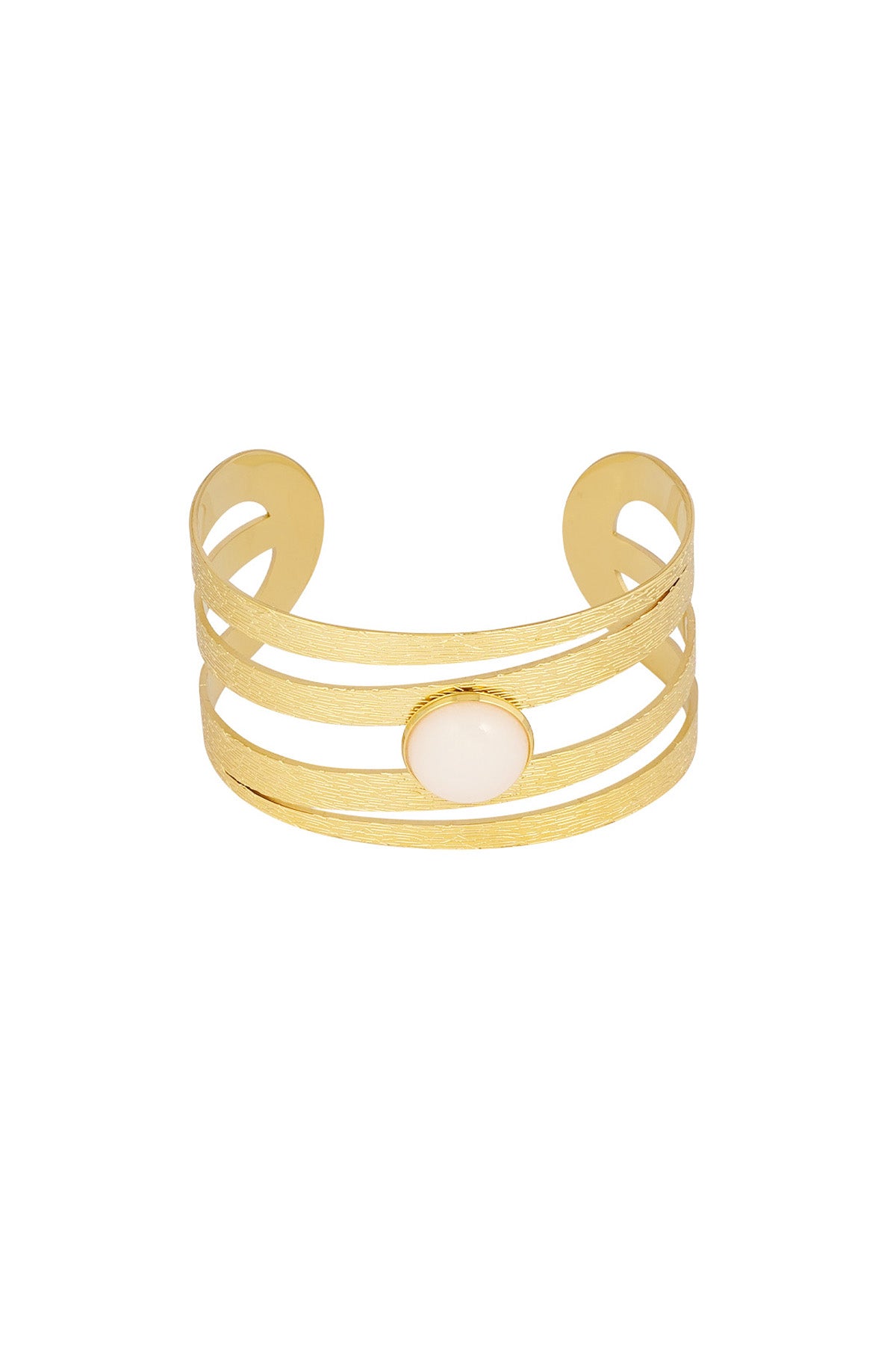 Bracelet 'Festive' - gold - stainless steel